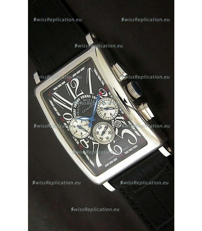 Franck Muller Long Island Japanese Replica Watch in Black Dial