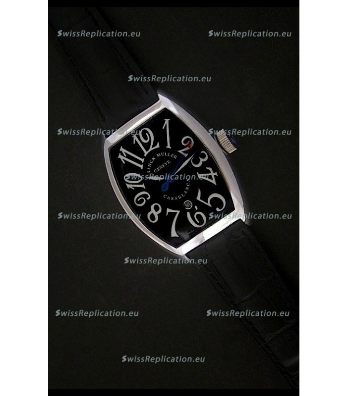 Franck Muller Casa Blanca Japanese Replica Watch in Black Dial