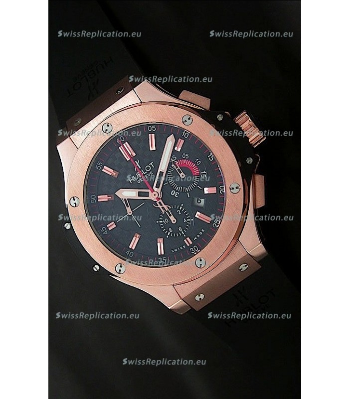 Hublot Big Bang Limited Edition Swiss Replica Watch in Rose Gold Case
