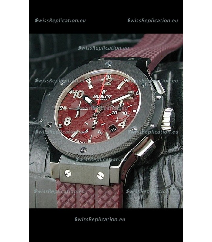 Hublot Big Bang Swiss Replica Watch Red Checkered Dial
