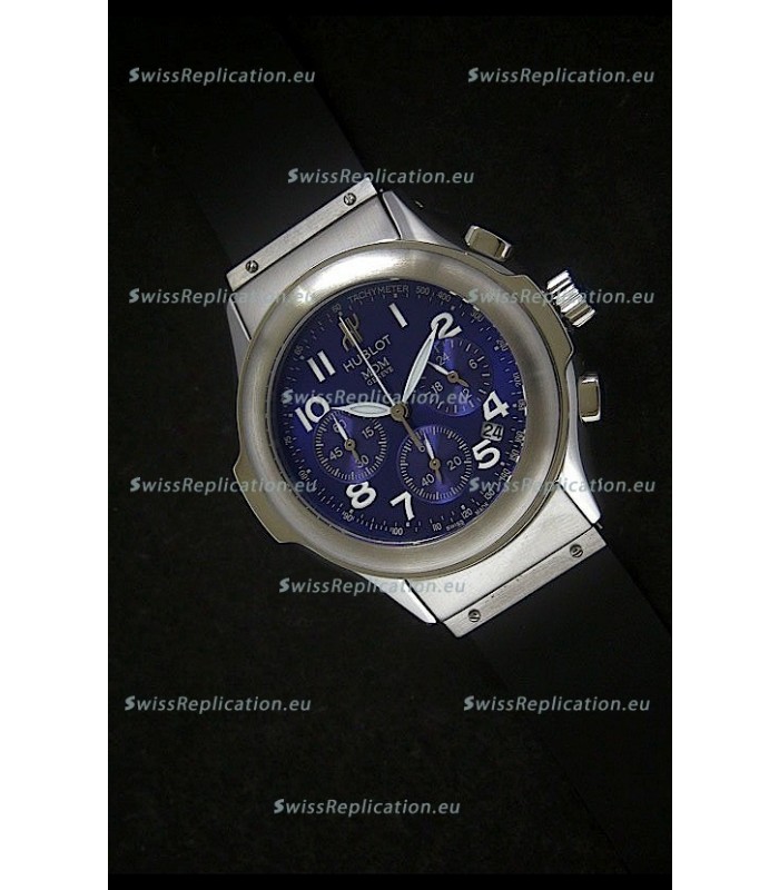 Hublot MDM Geneve Japanese Replica Watch in Blue Dial