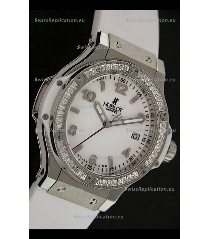 Hublot Big Bang King Swiss Quartz Watch in White Dial