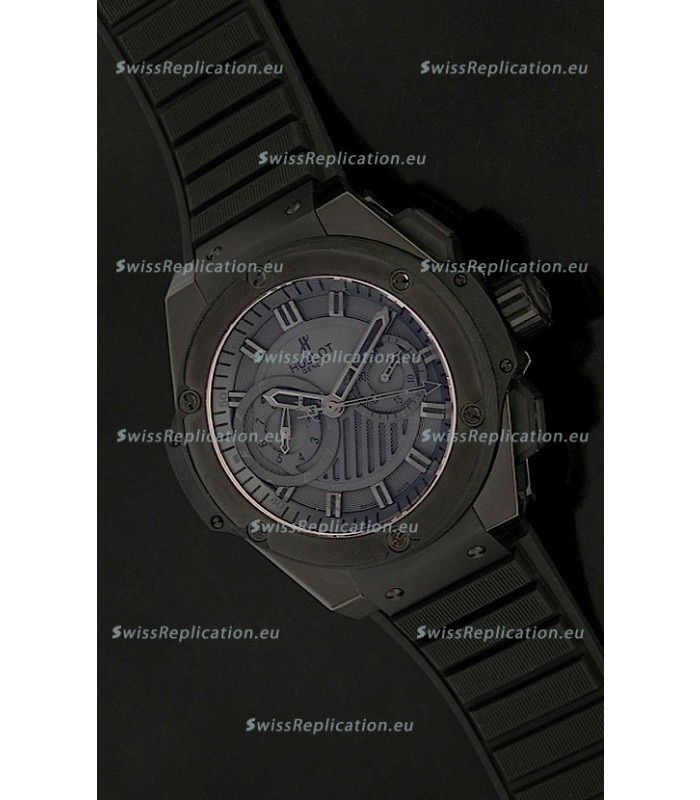 Hublot Big Bang King Power All Black Swiss Watch Ceramic Case