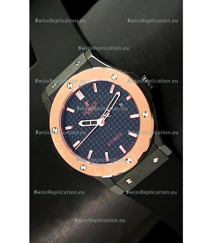 Hublot Big Bang Classic Fusion Swiss Watch Black Carbon Dial