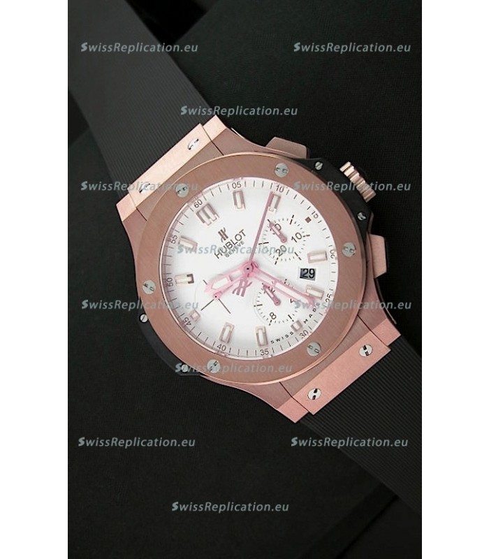 Hublot Big Bang Swiss Replica Watch in Pink Gold - 1:1 Ultimate Mirror Replica Watch