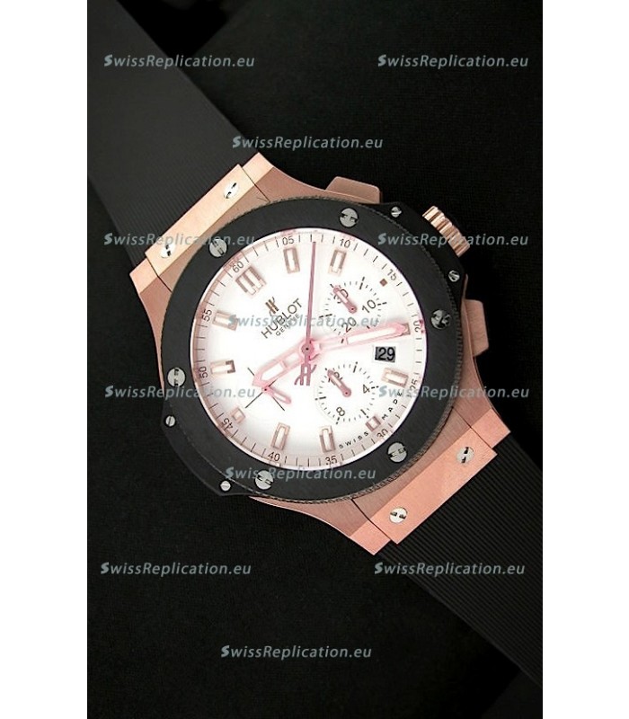 Hublot Big Bang Swiss Replica Watch in Pink Gold - 1:1 Ultimate Mirror Replica Watch