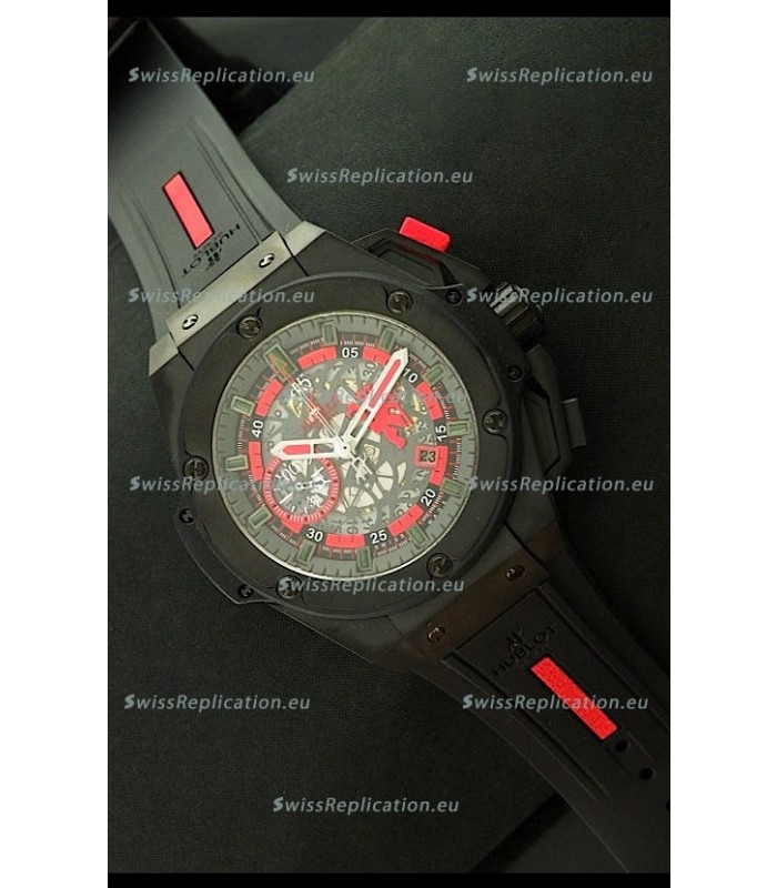Hublot Big Bang King Power Red Devil Swiss Watch in PVD Case