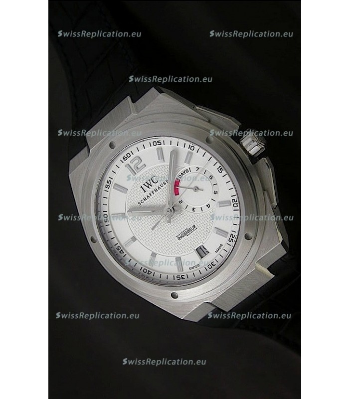 IWC Ingenieur Power Reserve Swiss Watch in White