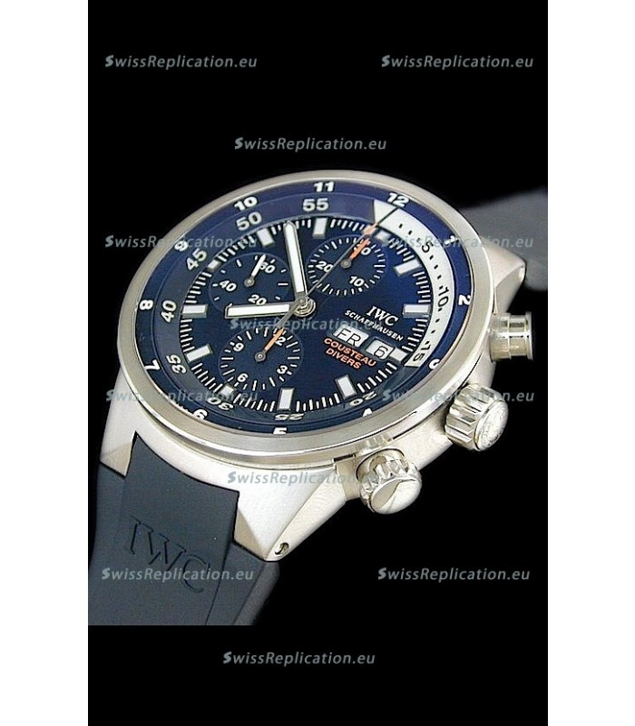 IWC Cousteau Divers Replica Watch in Dark Blue