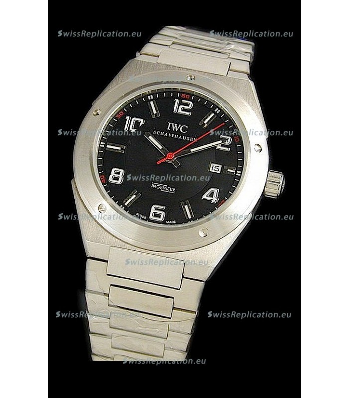 IWC Ingenieur Swiss Watch in Black Dial