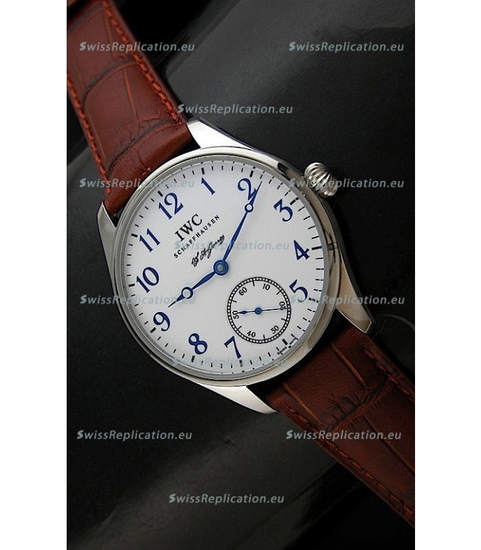 IWC FA Jones Siwss Swiss Replica Watch in White Dial