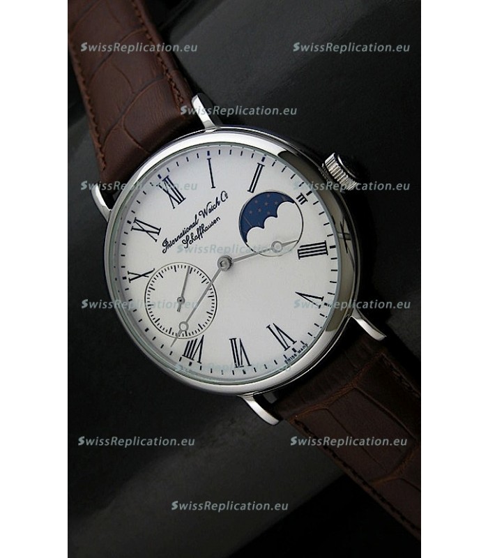 IWC Vintage Portifino MoonPhase Japanese Replica Watch in White