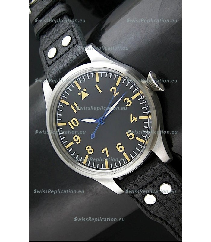 IWC Vintage Big Pilot Swiss Replica Watch in Stainless Steel Casing