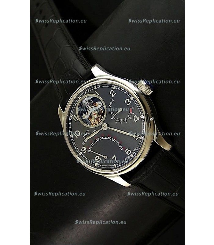 IWC Portugese Mystere TourbillonSwiss Replica Watch in Grey Dial