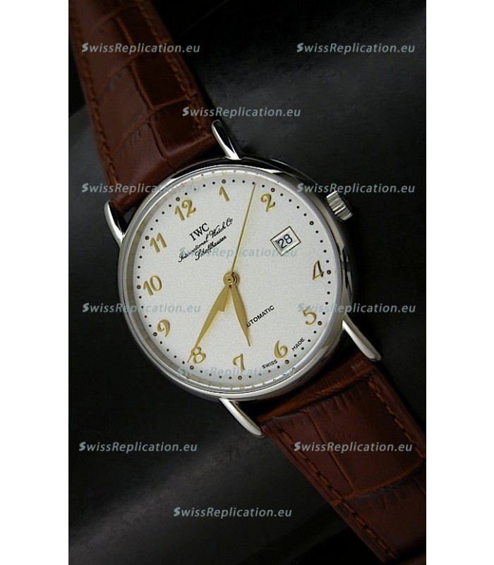IWC Portofino Swiss Replica Watch in White Dial