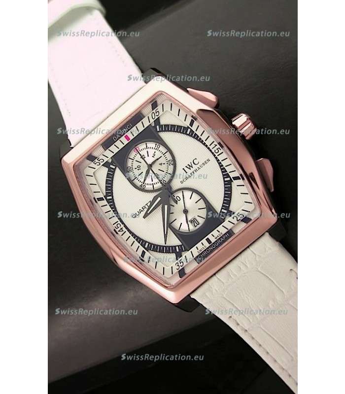 IWC Schaffhausen Japanese Replica Watch in pink Gold Casing