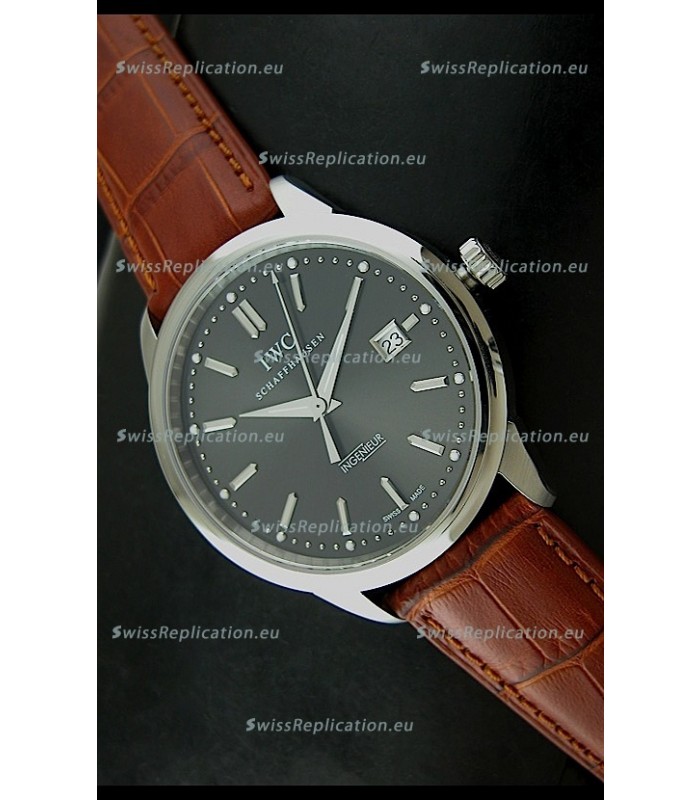 IWC Schaffhausen Ingenuier Vintage Swiss Replica Automatic Watch in Grey Dial