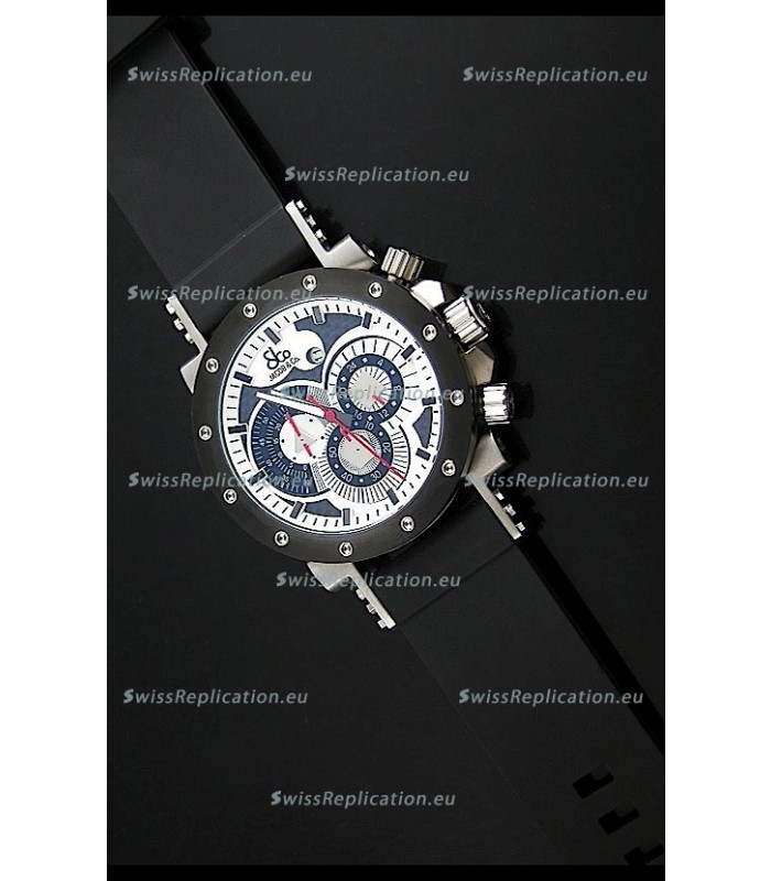 Jacob and Co. Manhattan Epic 2 Watch in White Dial