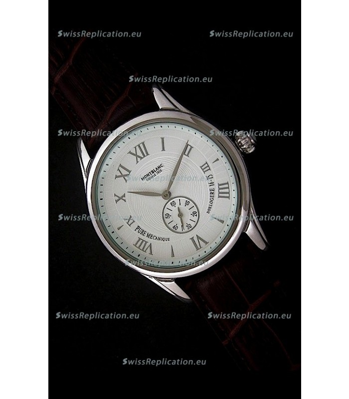Mont Blanc Star Chrono Watch in White Dial