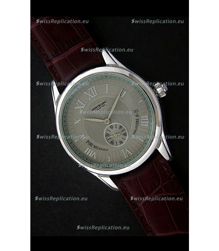 Mont Blanc Star Chrono Watch in Grey Dial