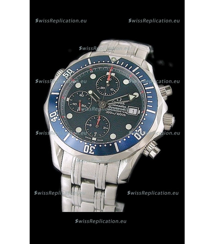 Omega Seamaster Chronograph Watch in Steel Case
