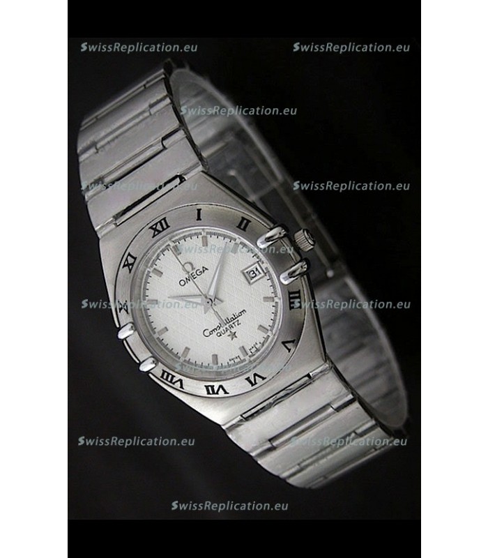 Omega Constellation Quartz in White Dial