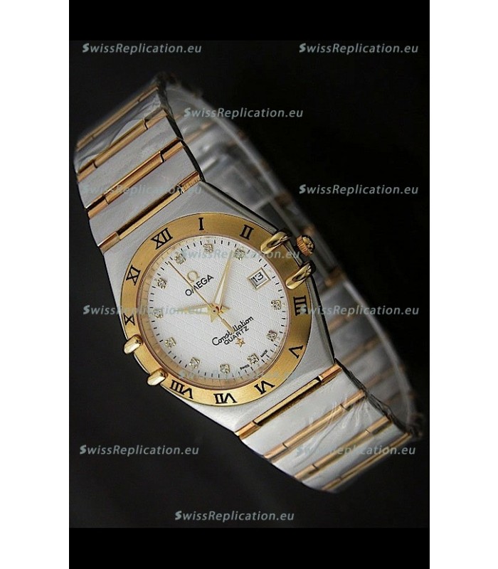 Omega Constellation Quartz in Pink Gold Two ToneCasing
