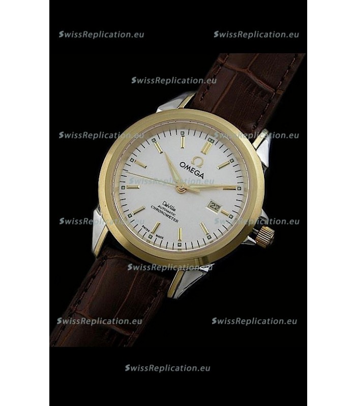 Omega De Ville Co Axial Watch in Yellow Gold Casing