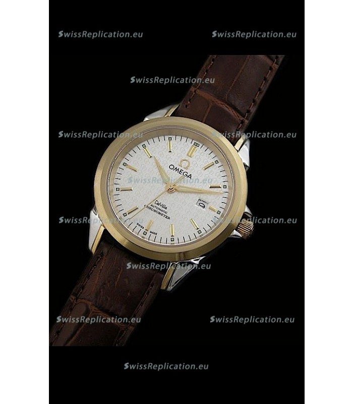 Omega Deville Escapement Mechanical Watch in White Dial