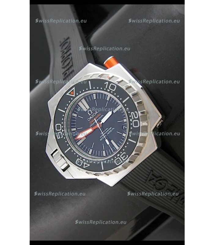 Omega Seamaster Ploprof Swiss Watch in Black Strap