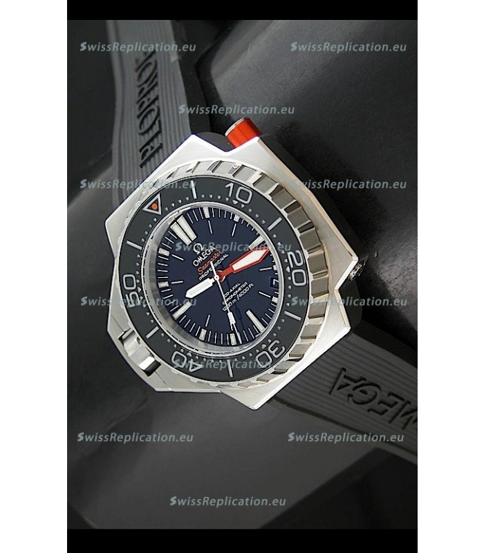 Omega Seamaster Ploprof Swiss Watch in Black Strap