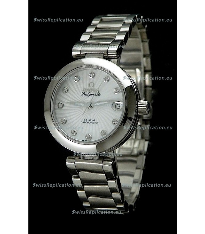 Omega Deville Ladymatic Chronometer Swiss Automatic Watch - 1:1 Mirror Replica 