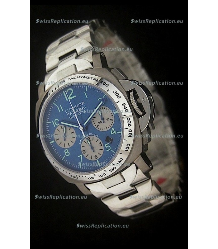 Panerai Luminor Regatta Swiss Watch in Blue Dial