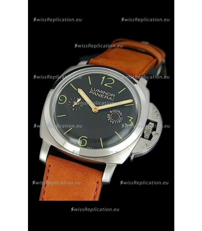 Panerai Luminor 8 Days Swiss Watch in Steel
