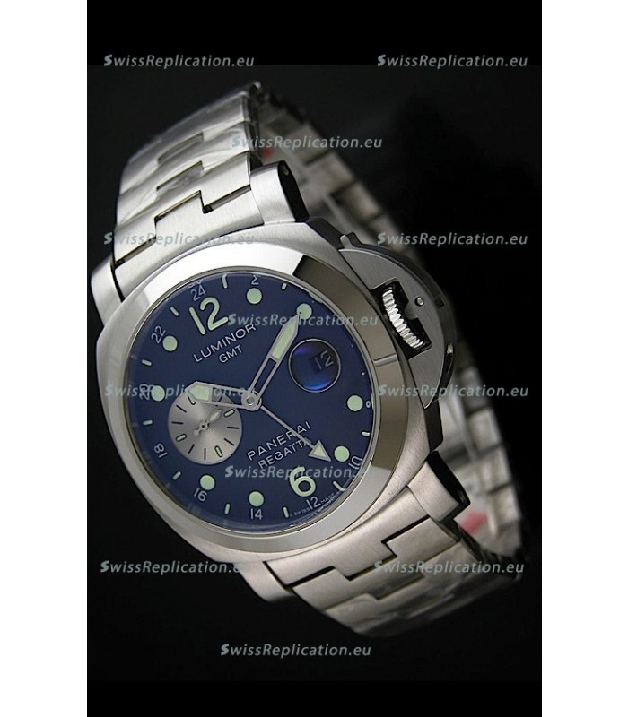 Panerai Luminor GMT Swiss Automatic Watch in Black Dial