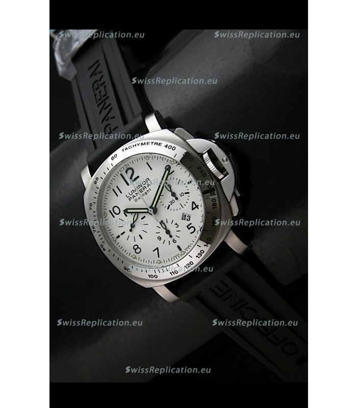 Panerai Luminor Daylight Edition Swiss Watch Rubber Strap - 1:1 Mirror Replica