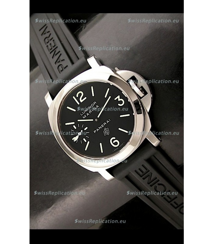 Panerai Luminor marina Swiss Steel Watch in Black Dial