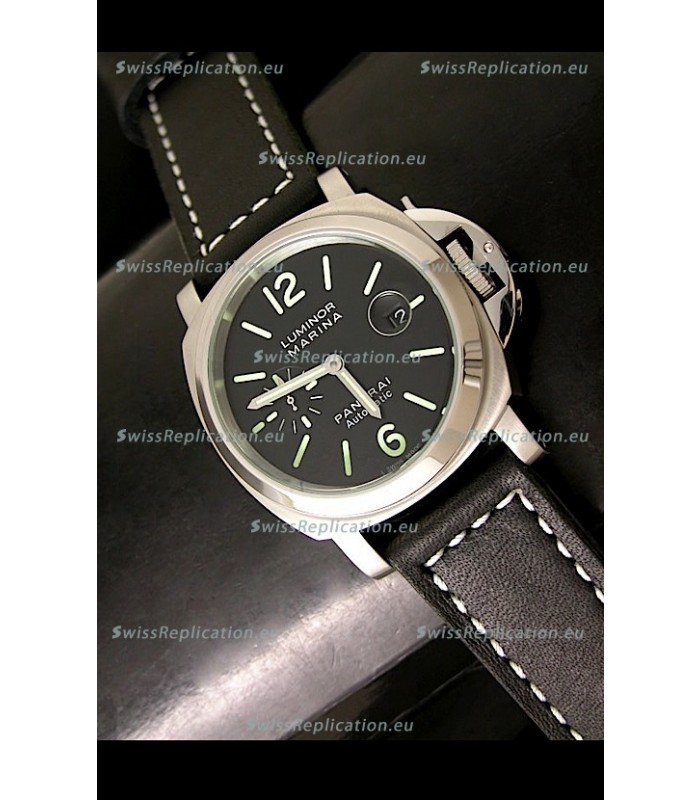 Panerai Luminor Marina Swiss Automatic Watch in Black Dial