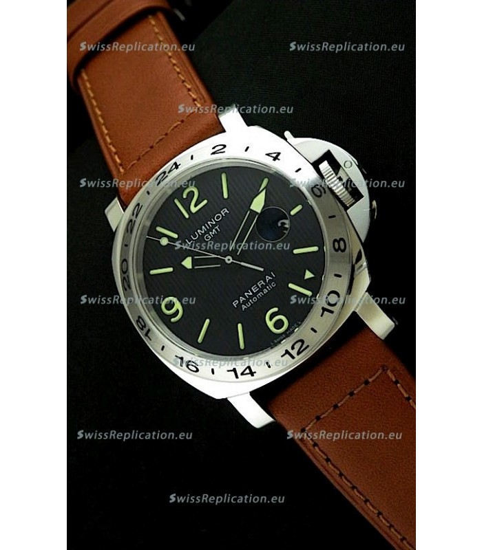 Panerai PAM029M Luminor GMT Swiss Watch - 1:1 Ultimate Mirror Replica