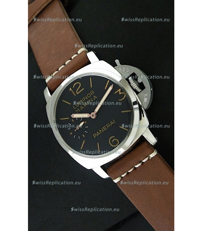 Panerai Luminor Marina Swiss Watch - 47MM in Brown Strap