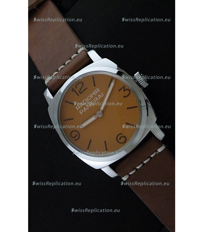 Panerai Radiomir California Vintage Homage Watch in Orange Dial