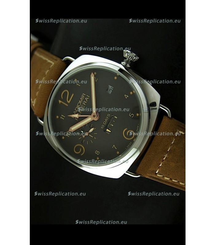 Panerai Radiomir PAM497 10 Days Japanese Replica Watch in Steel Case
