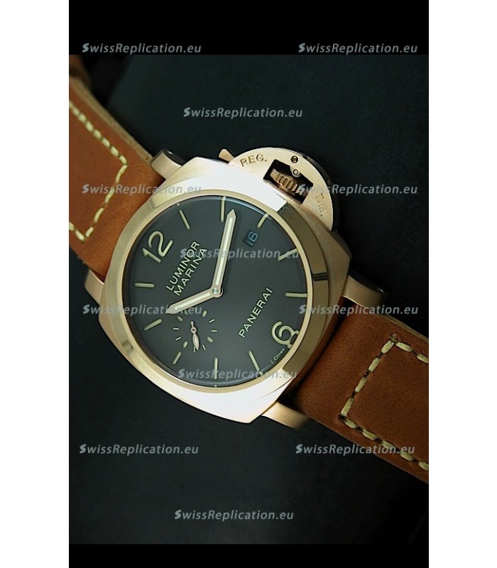 Panerai Luminor Marina 42MM Japanese Replica Watch Pink Gold