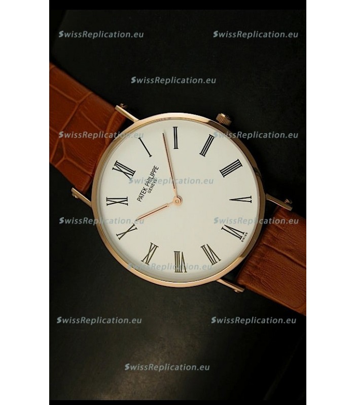 Patek Philippe Calatrava Ulta-Thin Japanese Replica Watch - 4MM Thick