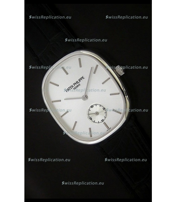 Patek Philippe Mens Golden Elipse Japanese Watch in Steel