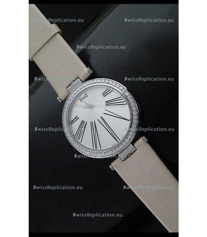 Piaget Altiplano Duo Dual Swiss Ladies Watch with Diamonds Bezel
