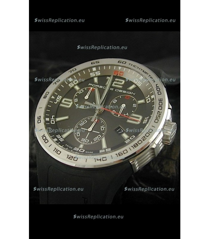 Porsche Design Flat Six P'6320 Japanese Watch in Grey 