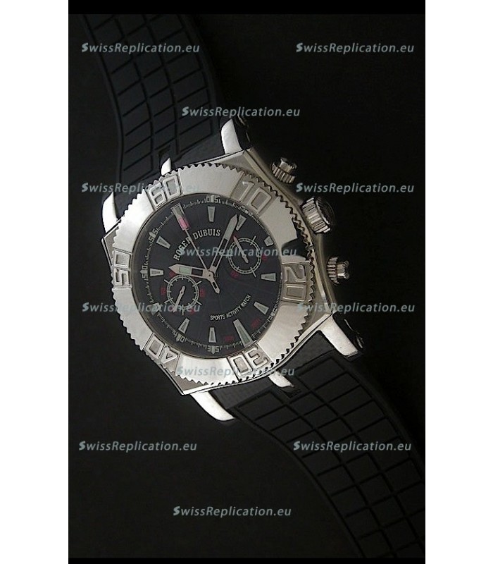 Roger Dubuis Lemania Easy Diver Swiss Watch in Black Dial