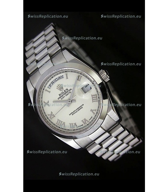 Rolex Day Date Swiss Replica Steel Watch