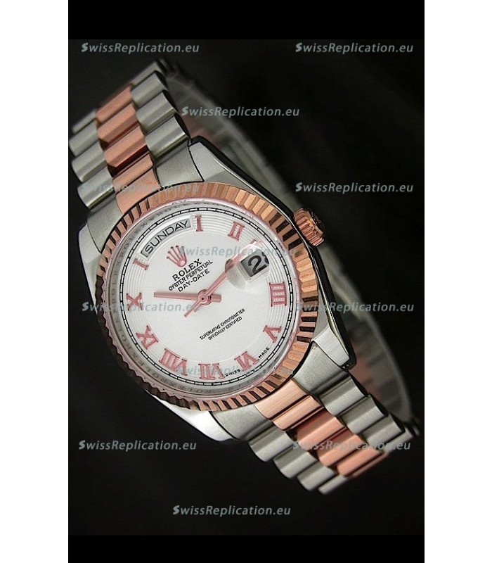 Rolex Day Date Japanese Replica Rose Gold Watch